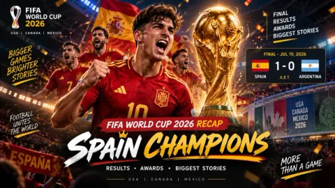 FIFA World Cup 2026 Recap: Spain Win, Results & Awards