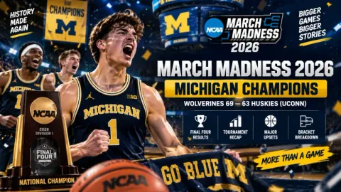 March Madness 2026 Recap: Michigan Wins, Upsets & Final Four
