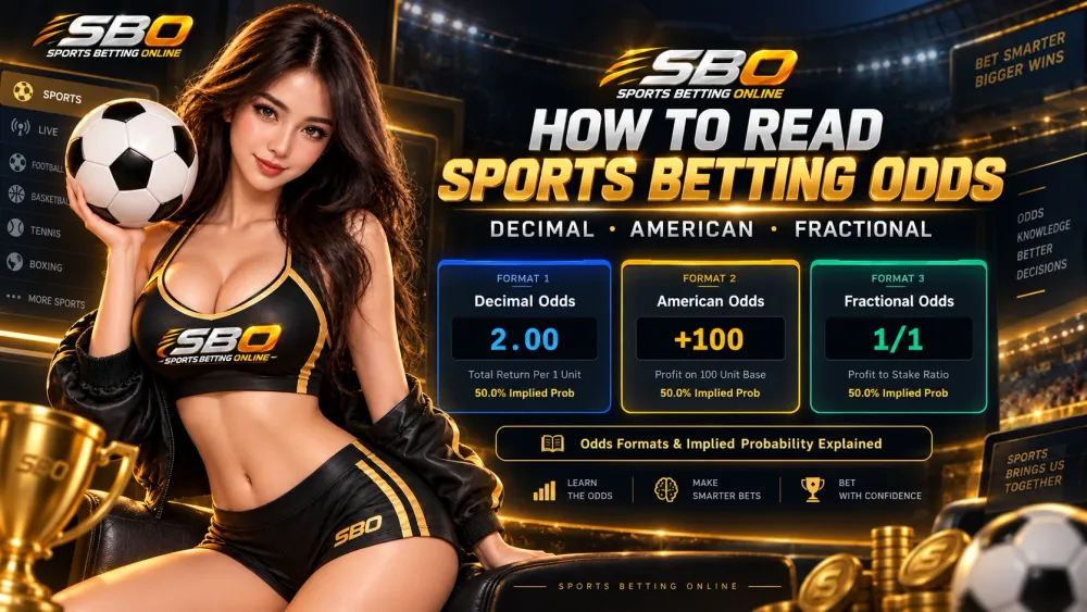 Comparison of decimal American and fractional sports odds formats