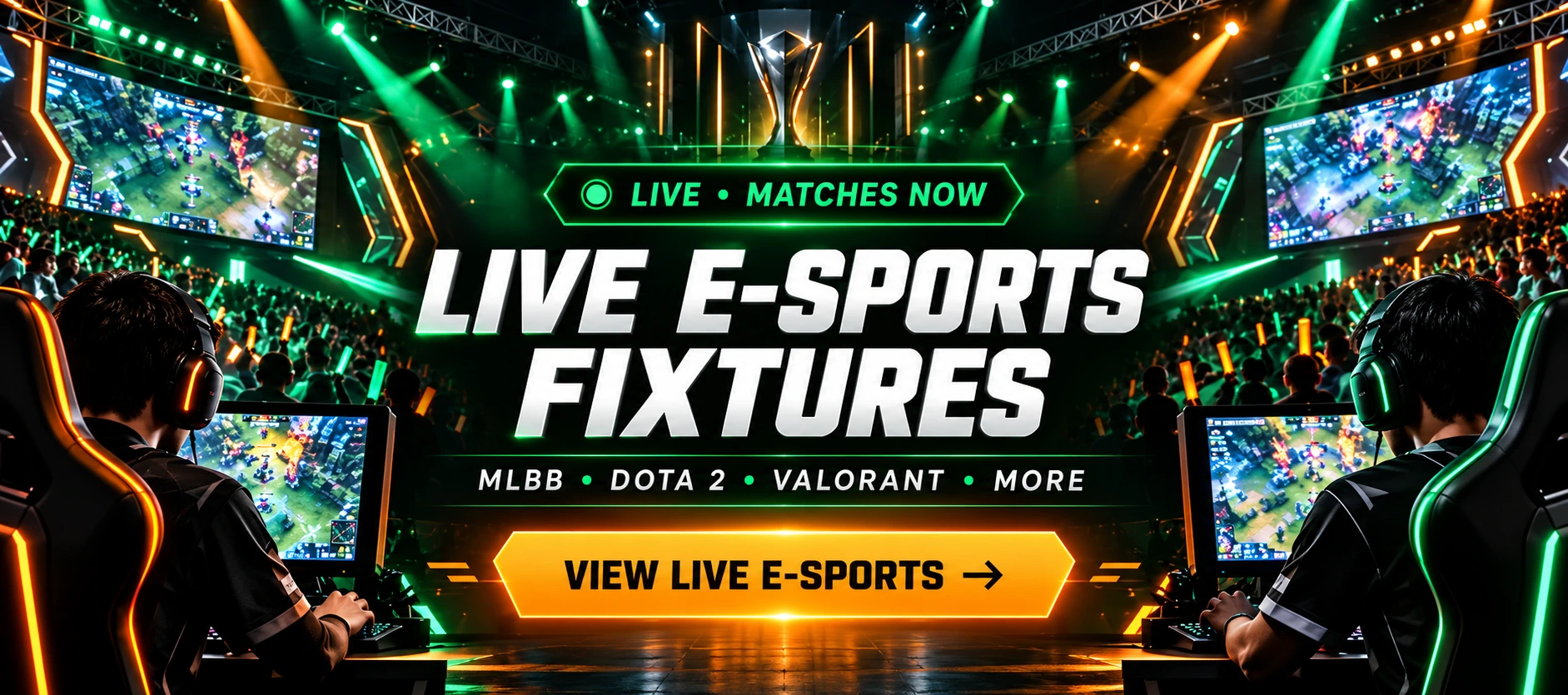 Live E-Sports Fixtures